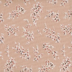 Toile cirée rose poudré WISTERIA