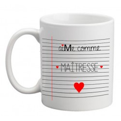 Idée cadeau Maîtresse Mug personnalisé