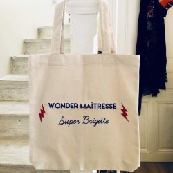 Tote bag à personnaliser - maitresse