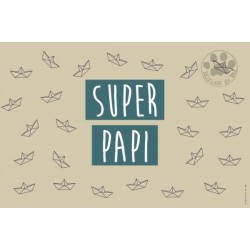 Carte à message super papi