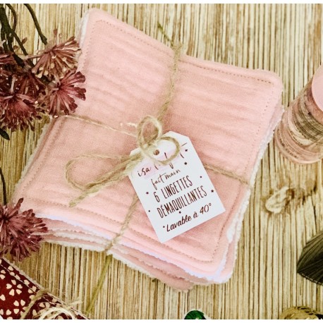 Lingettes démaquillantes lavables