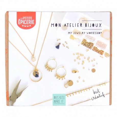 Kit bijoux : Mon atelier de bijoux OR