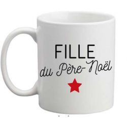 Mug Fille du Père Noël