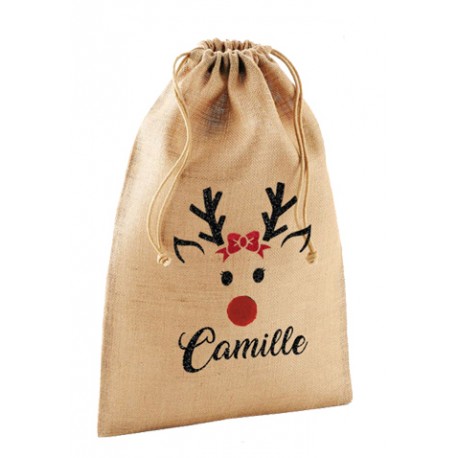 Sac à cadeaux de Noël personnalisé