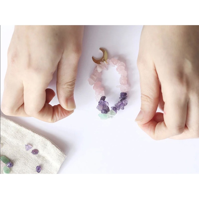 Une idée de cadeau pour une jeune fille : Kit bijoux lithothérapie