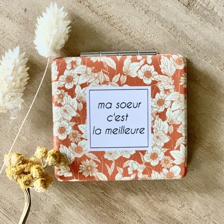 Un cadeau pas cher pour ma soeur : Miroir de poche ma soeur c'est