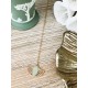 Collier réversible Or et Cuir - Aurore