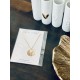 Collier Or et Cuir - Isis