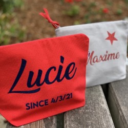 Trousse de toilette à personnaliser