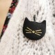 Broche petit chat en Cuir - MInou