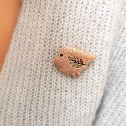 Broche petit chat en Cuir - MInou