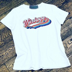 T Shirt Vintage blanc