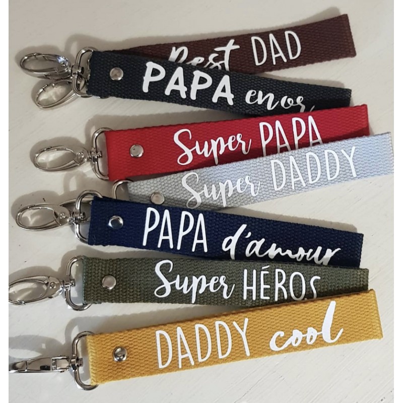 Porte-clé Super papa - Latelierdanslamaison