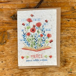 Carte à planter Merci