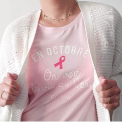 T Shirt OCTOBRE ROSE