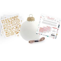 Kits stickers boule de Noël à décorer