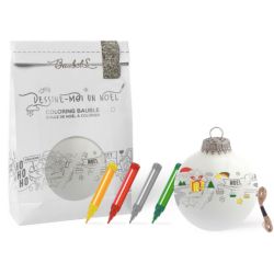 Kit boule de Noël à colorier