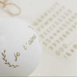 Kit décoration Boule de Noël - décalcomanie