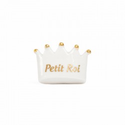 Fève porcelaine Couronne du petit Roi pour galette