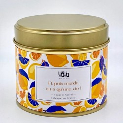 Bougie parfumée personnalisée