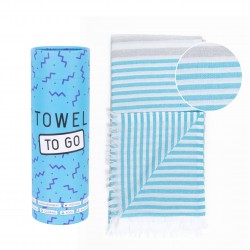 Fouta turquoise bleu Bali