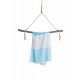 Fouta turquoise bleu Bali