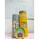Fouta moutarde gris Bali