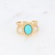 Bague pierre turquoise navajo