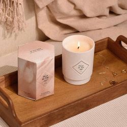 Bougie bijou avec bracelet Fleur de Thé