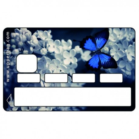 Sticker CB Papillon bleu