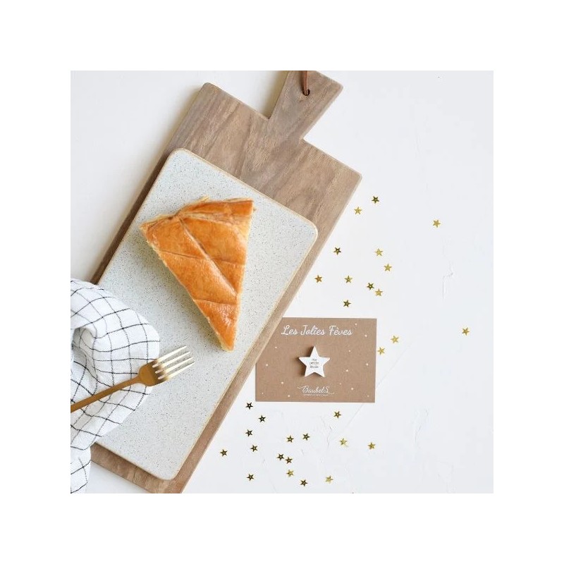 Fève porcelaine étoile pour galette des Rois