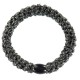 Bracelet élastique cheveux Kknekki noir