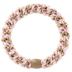Bracelet élastique cheveux Kknekki rose pastel