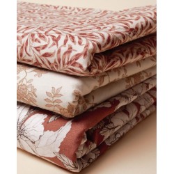 Toile cirée rose brulée Olivia