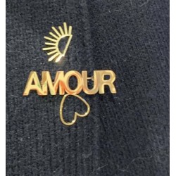 Broche mot - Amour