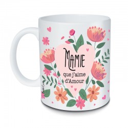 Mug mamie que j'aime d'amour