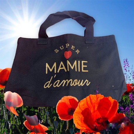 Acheter un cadeau original pour mamie : Sac super mamie