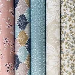 5 coupons de toile cirée pretty pastel