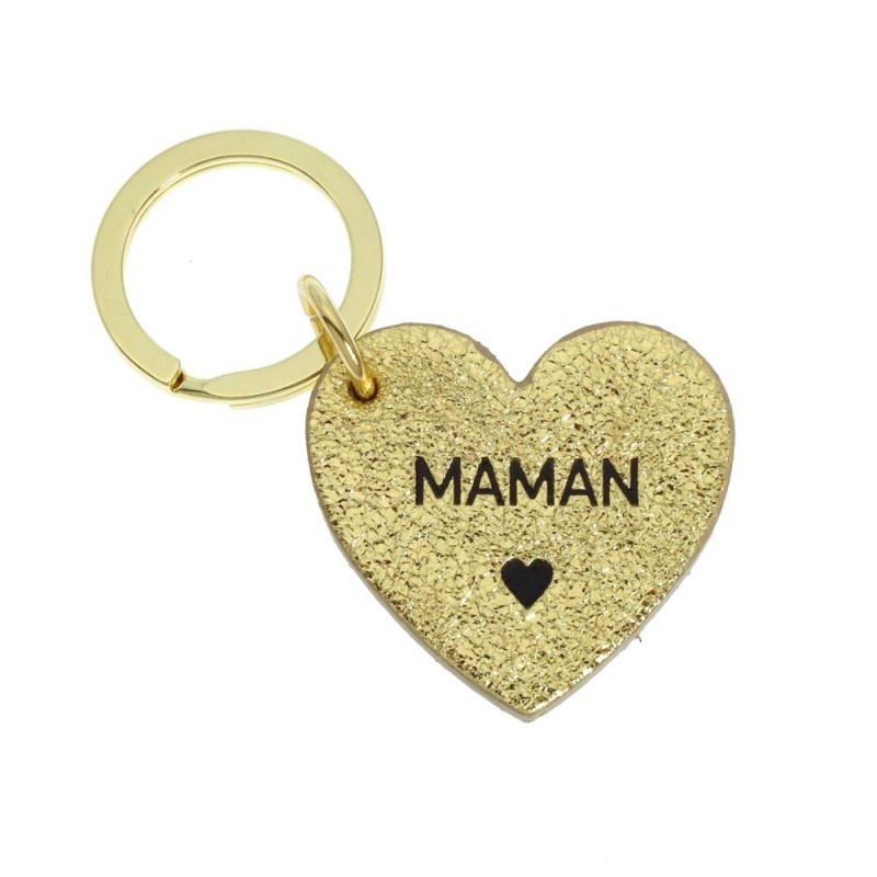 Porte clés personnalisé avec photo - Je t'aime papa/maman - Love