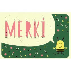 Carte à message Merki