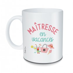 Mug Maîtresse en vacances
