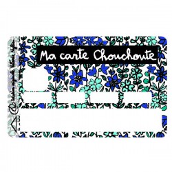 Sticker CB ma carte chouchoute bleue