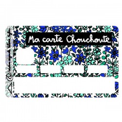 Sticker CB ma carte chouchoute bleu