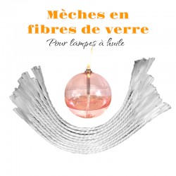 Mèches fibre de verre pour Lampe à huile