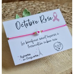 Bracelet Octobre Rose