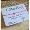 Bracelet Octobre Rose