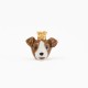 Fève porcelaine JACK RUSSEL pour galette