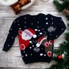 Pull de noël père noël pour enfant