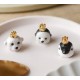 Fève porcelaine Monsieur PINGOUIN pour galette