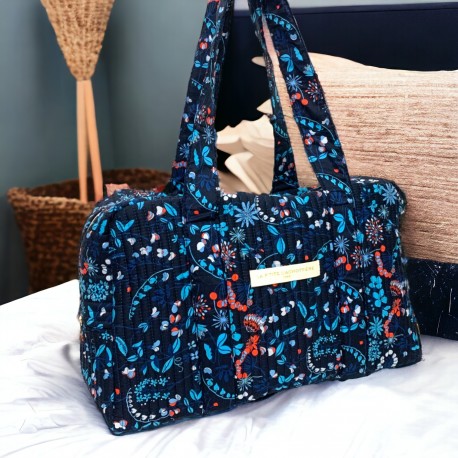 Sac week end bleu de mer